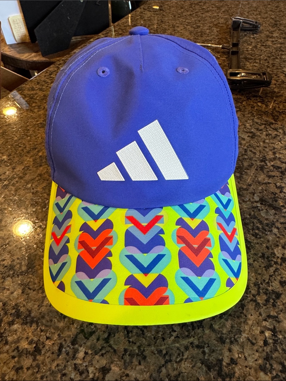 adidas FIFA Baseball Cap with Neon -Patterned Brim